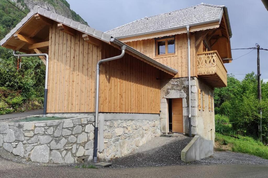 L'Echappee Belle En Montagne - Site Location-Chalet Mieussy Extérieur photo
